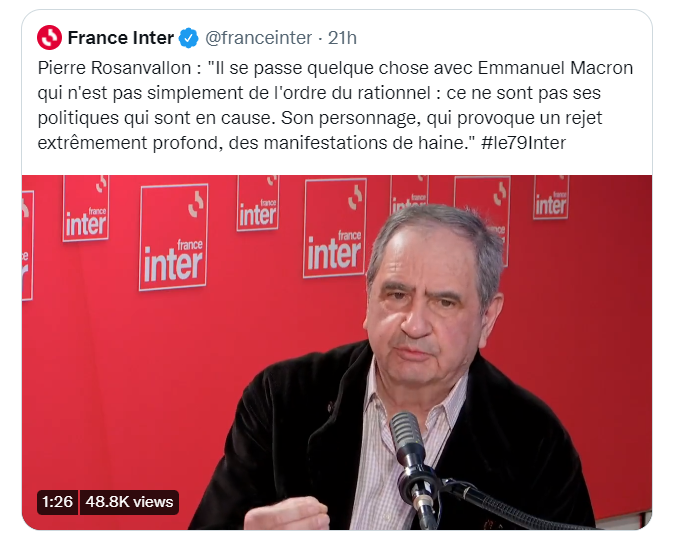[Macron] – Des manifestations de haine