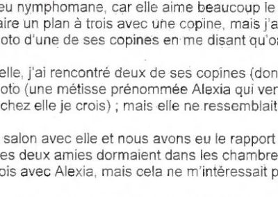 suite de l'extrait du témoignage au sujet de nissia benghazi